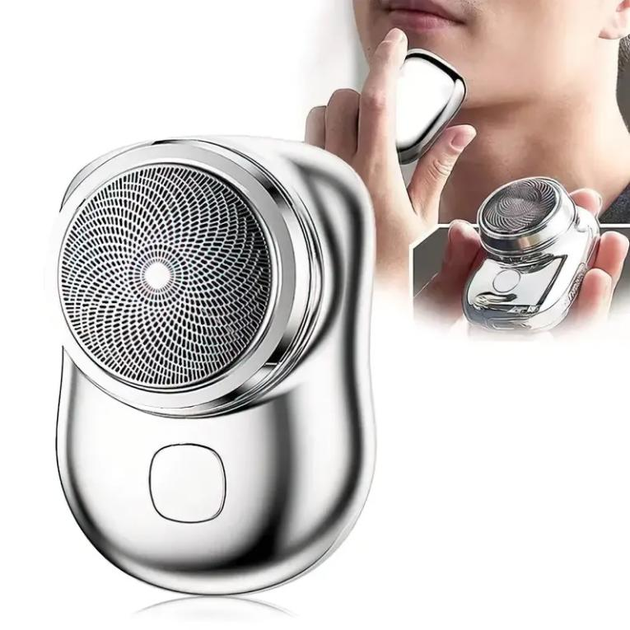 Дорожная портативная мини электробритва Mini Shaver, Бритва для путешествий беспроводная, Usb бритва - Фото 1 Дорожная портативная мини электробритва Mini Shaver, Бритва для путешествий беспроводная, Usb бритва - изображение 1