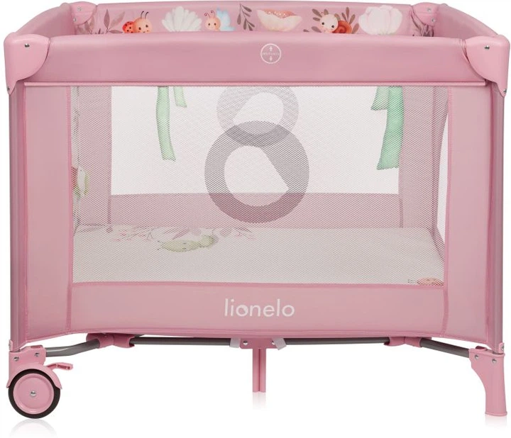 Манеж-кровать 2 в 1 Lionelo Mille Plus Pink (LO-MILLE PLUS PINK) - изображение 4