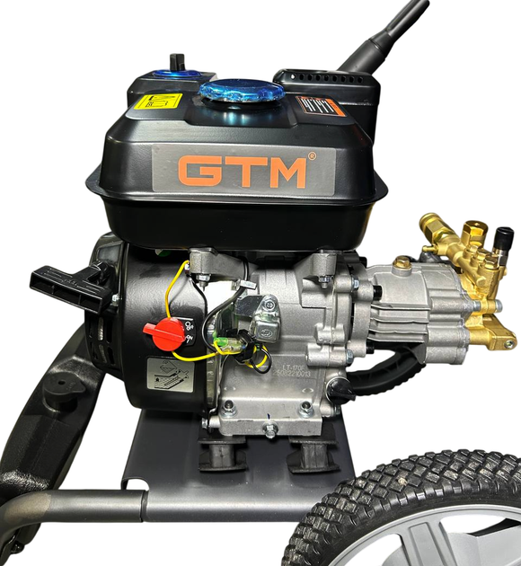 Мийка високого тиску GTM LT810B 207Бар продуктивність 10л/хв шланг 8м бензин - изображение 10