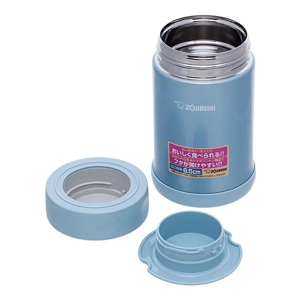 Пищевой термоконтейнер Zojirushi SW-EAE50AB 0.5 л голубой - изображение 2