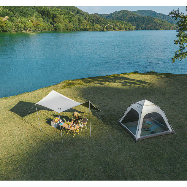 Намет тримісний автоматичний Naturehike Ango CNK2550WS010, L, сірий - зображення 6