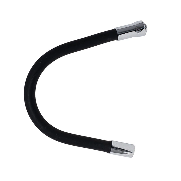 Излив (гусак) 3/4" для кухни силиконовый черный AQUATICA (XH-5239) (9793510) - изображение 8