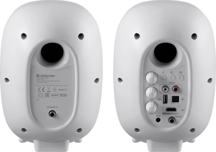 Акустическая система Defender Melis 60W Bluetooth White (4745091892306) - изображение 8