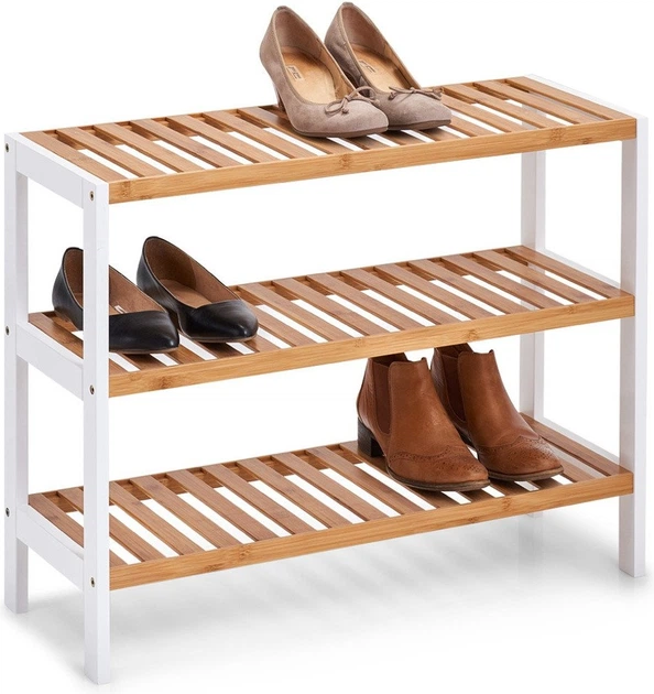 Полиця для взуття Zeller з бамбука (4003368188614) - зображення 2
