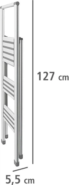 Драбина Wenko алюмінієва 3-ступенева Біла (4008838223796) - зображення 3