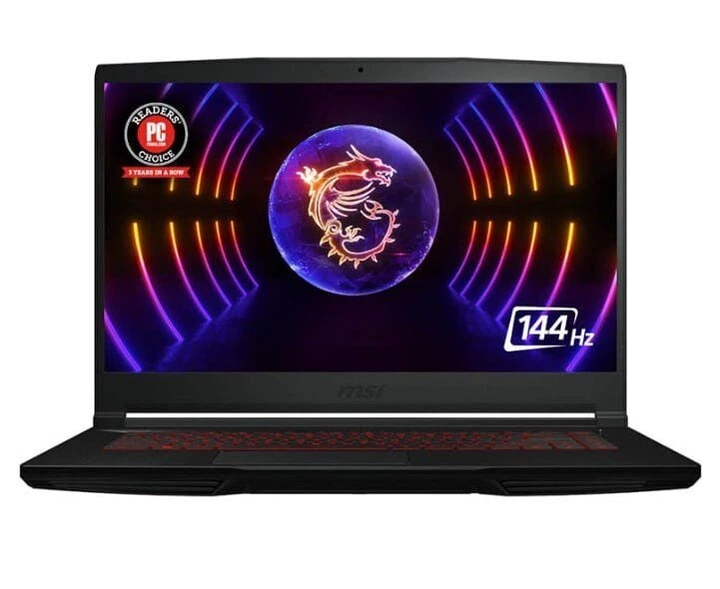 Ігровий ноутбук MSI GF63 Thin 12VF-401NEU / 15,6" (1920x1080) IPS / Intel Core i7-12650H (10 (16) ядер по 3,5 - 4,7 ГГц) / 16 ГБ DDR4 / 480 ГБ SSD / nVidia GeForce RTX 4060, 8 ГБ GDDR6, 128-біт / Веб-камера б/в - Фото 2 Ігровий ноутбук MSI GF63 Thin 12VF-401NEU / 15,6" (1920x1080) IPS / Intel Core i7-12650H (10 (16) ядер по 3,5 - 4,7 ГГц) / 16 ГБ DDR4 / 480 ГБ SSD / nVidia GeForce RTX 4060, 8 ГБ GDDR6, 128-біт / Веб-камера б/в - зображення 2