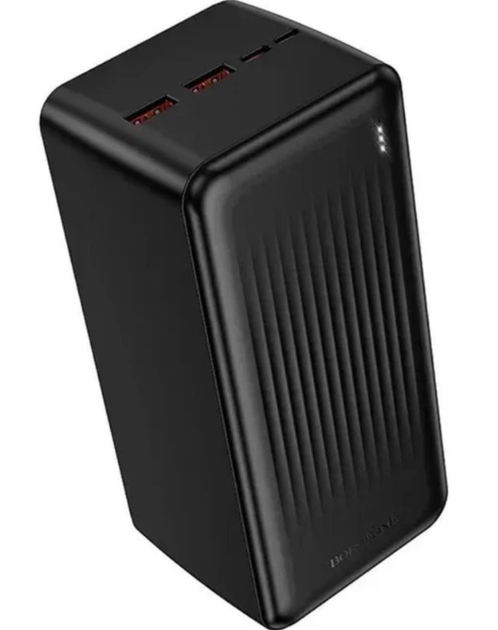 Універсальна мобільна батарея 50000 mAh BOROFONE BJ80C Clever 22.5 W повербанк чорний - изображение 3