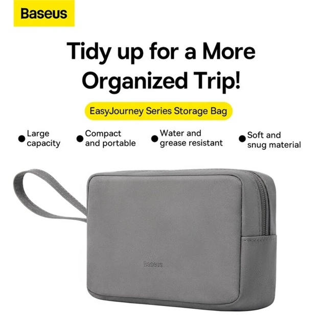 Сумка для гаджетів Baseus EasyJourney Series Storage Bag, Dark Gray - изображение 8