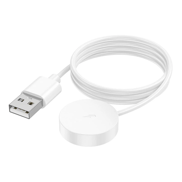 Бездротовий зарядний пристрій для смарт-годинника BOROFONE BD14 Ultra Smart sports watch charging cable White - изображение 4