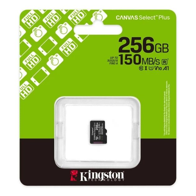 Карта пам'яті microSDXC (UHS-1) Kingston Canvas Select Plus Gen3 256Gb class 10 А1 - зображення 2