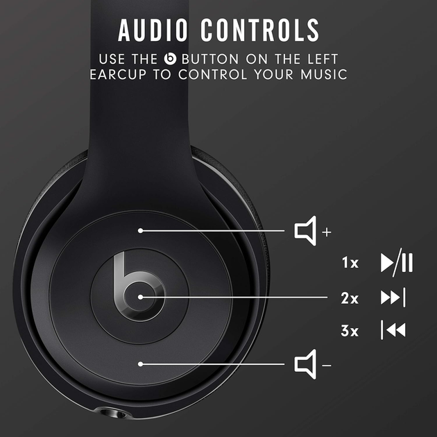 Бездротові навушники Beats Solo3 Wireless Black (MX432LL/MP582) - зображення 5