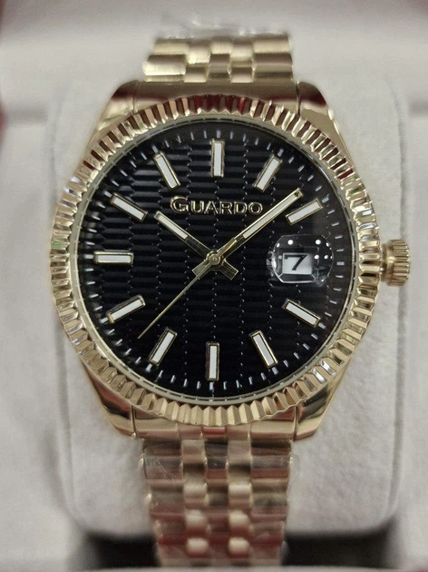 Годинник чоловічий GUARDO Premium 012810-2 - Фото 1 Годинник чоловічий GUARDO Premium 012810-2 - зображення 1