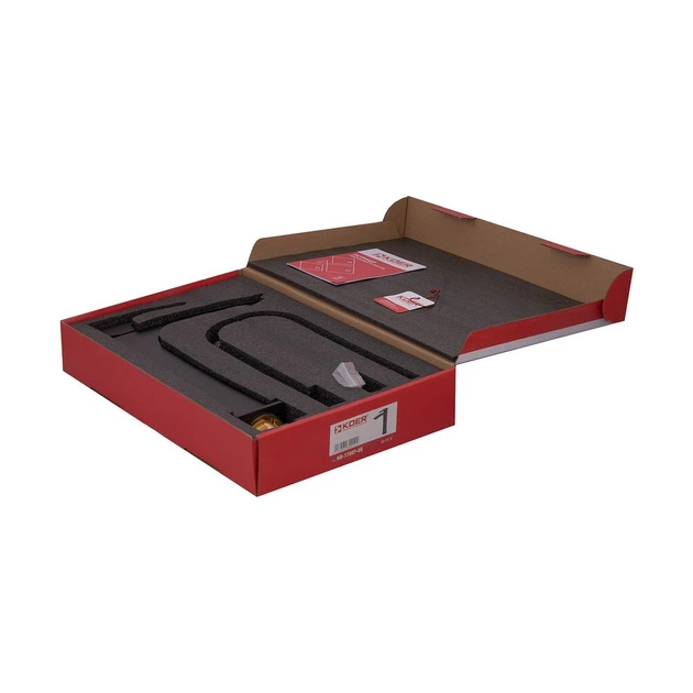Смеситель для умывальника Koer KB-11007-05 высокий (Цвет черный) (KR3441) - изображение 2
