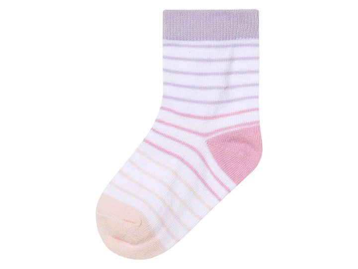 Носки высокие набор 7 пар для девочки Lupilu LYCRA® 464481 23-26 Комбинированный - изображение 2