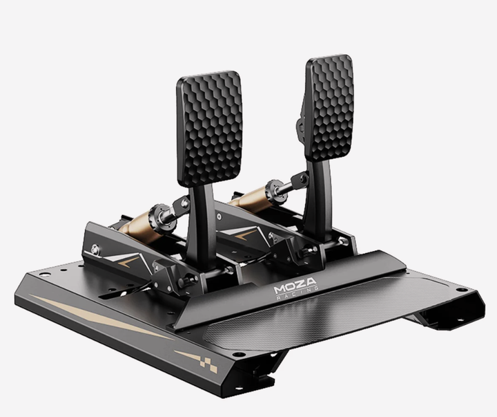 Педалі для керма Moza Racing CRP2 RS066 (газ + гальмо) для PC та Xbox, USB - Фото 2 Педалі для керма Moza Racing CRP2 RS066 (газ + гальмо) для PC та Xbox, USB - зображення 2
