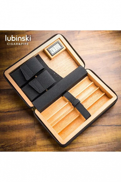 Дорожній х'юмідор Lubinski Cedar Wood Elc. - изображение 7