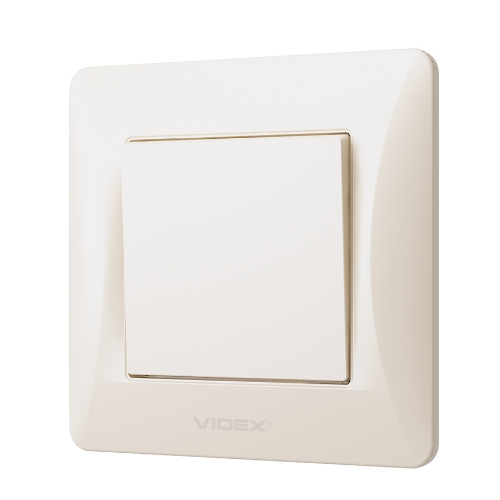 BINERA крем Вимикач внутрішній 1кл Videx - Фото 5 BINERA крем Вимикач внутрішній 1кл Videx - изображение 5
