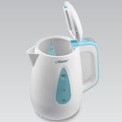 Електрочайник 1,7л 1850-2200W (диск) блакитний MR-031-BLUE Maestro - изображение 2