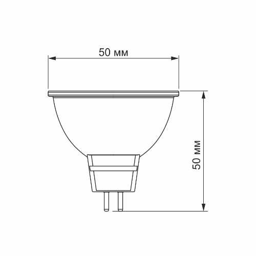 Лампа MR16e 3W GU5.3 4000К 220V LED Videx - изображение 3