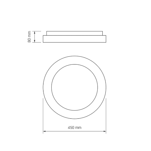 LED Світильник 72W білий VLE-ERC-RGB-72W Videx - изображение 4