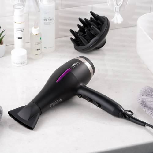 Фен для волосся 1850-2200W (2 швидкості/3 темпер.режими/дифузор) чорний HD-Y223PRO Violet PRO Ardesto - Фото 5 Фен для волосся 1850-2200W (2 швидкості/3 темпер.режими/дифузор) чорний HD-Y223PRO Violet PRO Ardesto - изображение 5