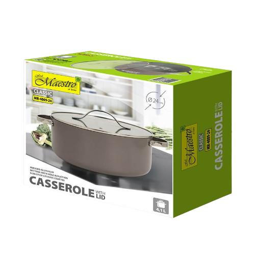 Каструля 4,1л з кришкою а/п Ceramic MR-4009-24 Maestro - изображение 3