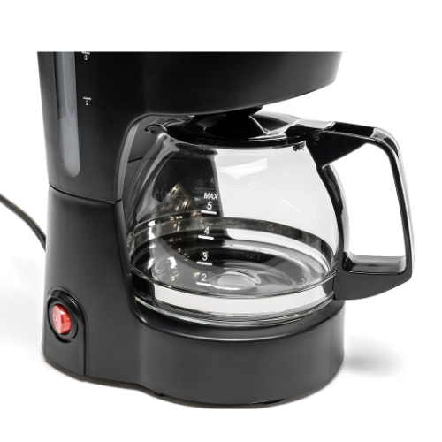 Кавоварка електрична крапельна 600W 600мл чорний HCD-012 Holmer - изображение 6