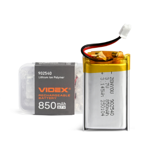 Акумулятор B902540 Li-pol 850mAh Videx - Фото 1 Акумулятор B902540 Li-pol 850mAh Videx - изображение 1