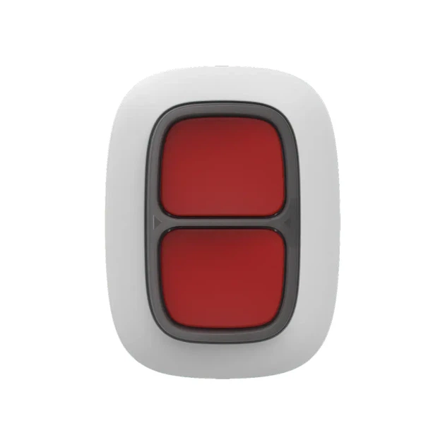Тревожная кнопка Ajax DoubleButton (White) - Фото 1 Тревожная кнопка Ajax DoubleButton (White) - изображение 1