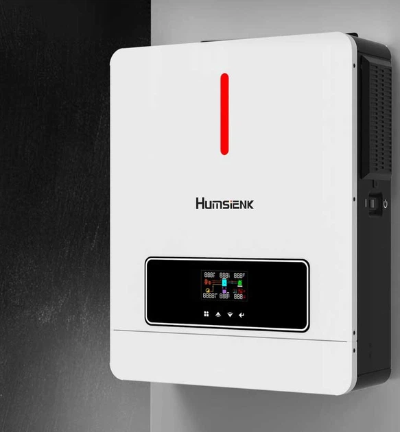 Гібридний інвертор Humsienk 4200W 24V 230V MPPT 6200W, чиста синусоїда - Фото 4 Гібридний інвертор Humsienk 4200W 24V 230V MPPT 6200W, чиста синусоїда - зображення 4