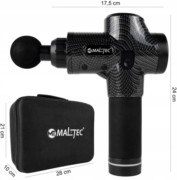 Перкуссионный массажер Maltec - изображение 3