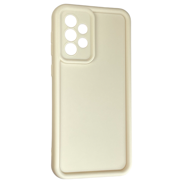 Чехол силиконовый Soft Touch для Samsung Galaxy A33 5G (SM-A336) молочный (Полная защита камеры) - Фото 1 Чехол силиконовый Soft Touch для Samsung Galaxy A33 5G (SM-A336) молочный (Полная защита камеры) - изображение 1