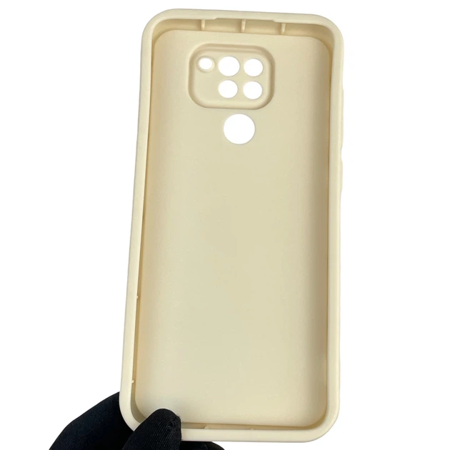 Чехол силиконовый оригинальный Soft Touch с 3D принтом смешного теда мишки для Xiaomi Redmi Note 9 молочный (Полная защита камеры) - изображение 2