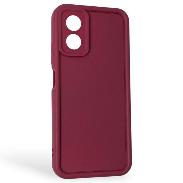 Чехол силиконовый Soft Touch для OPPO A18 4G (CPH2591) бордовый (Полная защита камеры) - Фото 1 Чехол силиконовый Soft Touch для OPPO A18 4G (CPH2591) бордовый (Полная защита камеры) - изображение 1