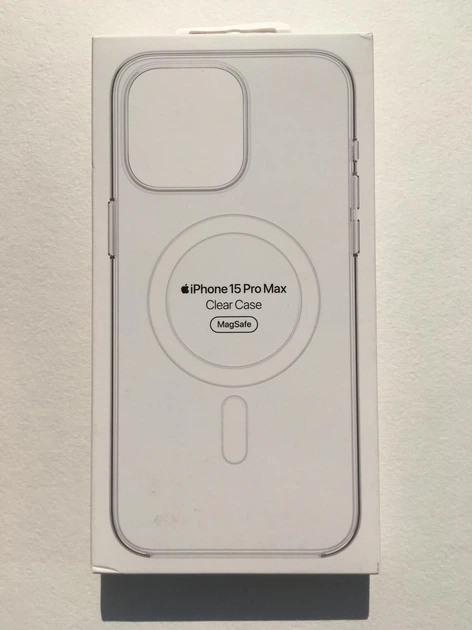 Чехол прозрачный противоударный Clear Case with MagSafe для Apple Iphone 15 Pro Max (6.7") Clear - изображение 2