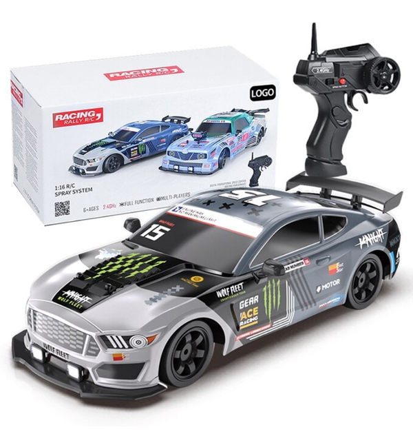 Машинка для дрифта на радиоуправлении 1:16 Ford Mustang 4WD синий - изображение 4