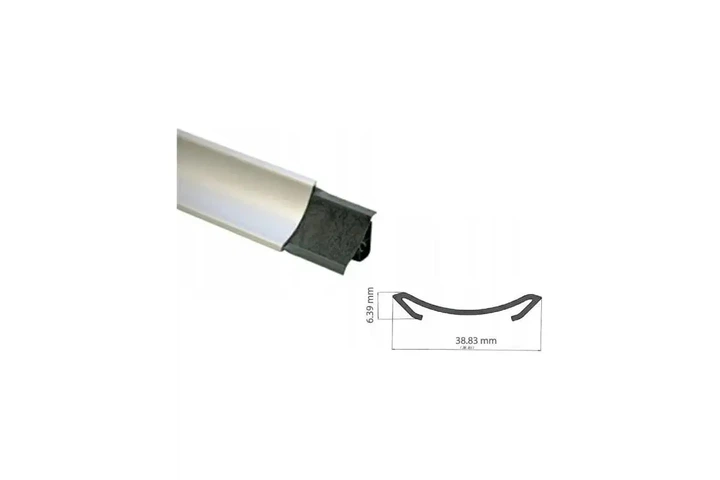 Накладка на узкий плинтус 0,75м алюминий - изображение 3