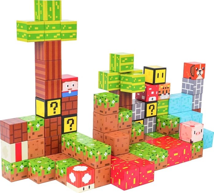 Конструктор магнітний 3D 102 елементи ZKL.CH1378 (5903864973938) - зображення 4