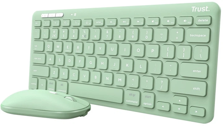Zestaw bezprzewodowy Trust Lyra Green (8713439249422) - obraz 2