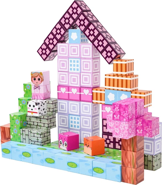 Zestaw klocków magnetycznych 3D 110 elementów ZKL.CH1331 (5903864973969) - obraz 2