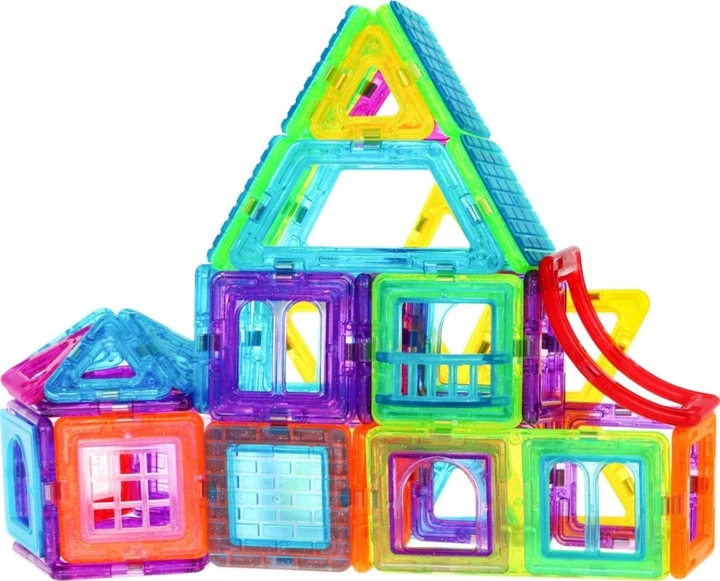 Конструктор магнітний MEGA 184 елементи ZKL.M008 (5903864909395) - зображення 2