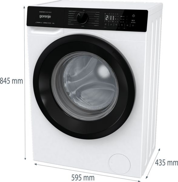Пральна машина автоматична Gorenje WNHA62SAS/UA - Фото 11 Пральна машина автоматична Gorenje WNHA62SAS/UA - зображення 11