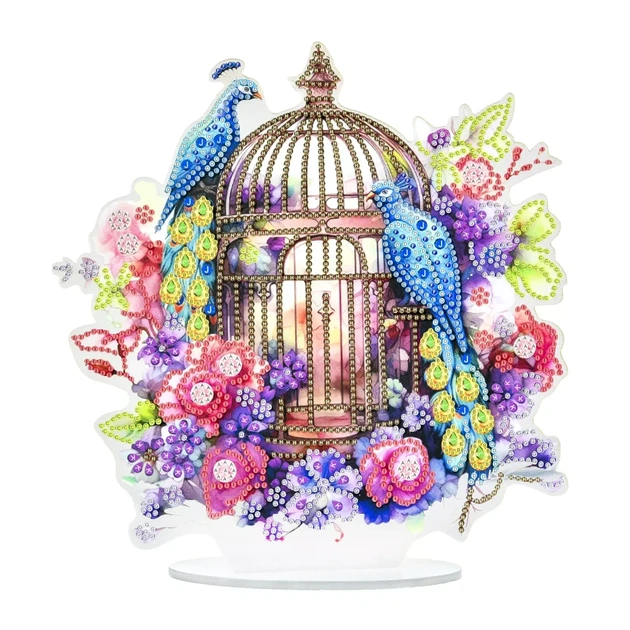 Алмазна мозаїка Золота клітка на підставці 25x25 Strateg ПРЕМІУМ (YKLZ15227) - Фото 1 Алмазна мозаїка Золота клітка на підставці 25x25 Strateg ПРЕМІУМ (YKLZ15227) - изображение 1