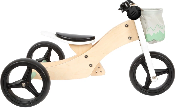 Біговел Small Foot Wooden Training Tricycle/Balance Bike 2 в 1 Sage Green (12414) (4020972124142) - зображення 3