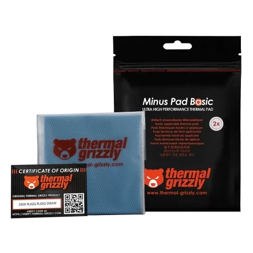 Термопрокладка Thermal Grizzly Minus Pad Advance, 10х10 см, 0.5 мм, 2 шт (TG-MP-A-100-100-05-2) - зображення 5