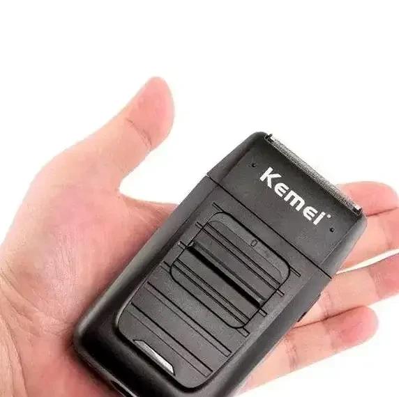 Электробритва Kemei Km-1102 роторная 5W высота среза 0,1 мм черная для ухода за телом - изображение 6