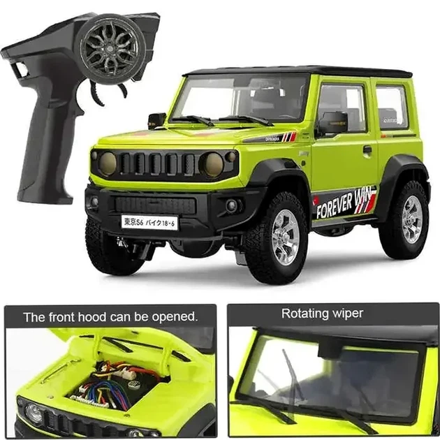 Радиоуправляемый автомобиль 1:16 4WD с эффектом дыма светом и звуком Suzuki Jimny HG4-53 для детей от 14 лет - изображение 3