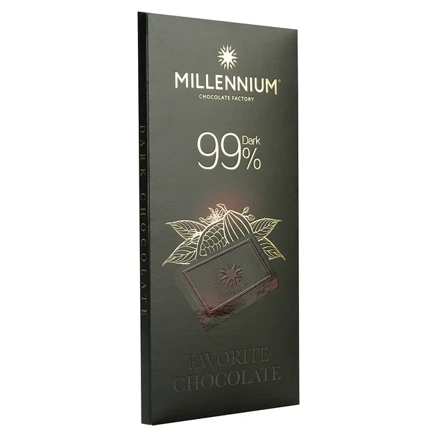 Шоколад Millennium Favorite чорний 99% 100г - Фото 2 Шоколад Millennium Favorite чорний 99% 100г - изображение 2