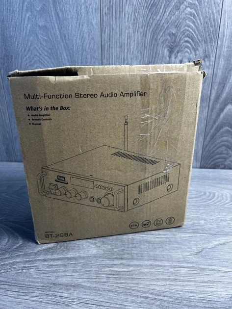 Усилитель звука UKC AMP-298 2 канала по 300 Вт с поддержкой Bluetooth и USB 10374 - Фото 5 Усилитель звука UKC AMP-298 2 канала по 300 Вт с поддержкой Bluetooth и USB 10374 - изображение 5