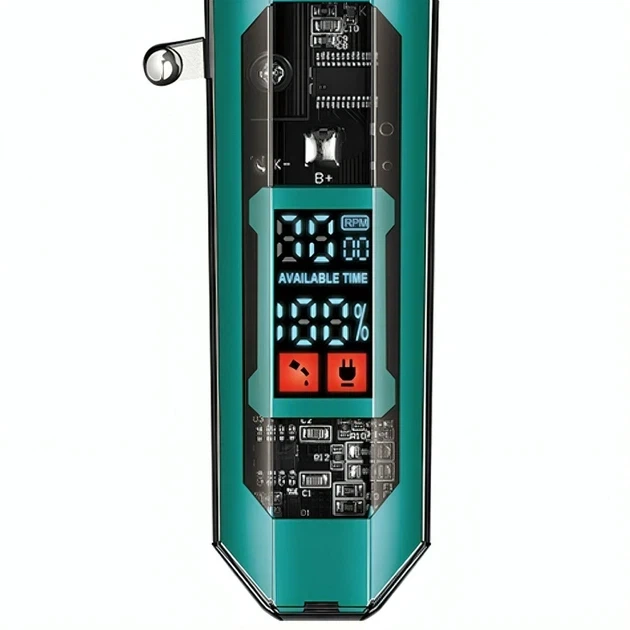 Аккумуляторный мужской триммер VGR V900 с USB-зарядкой и 4 насадками 9984 - изображение 4